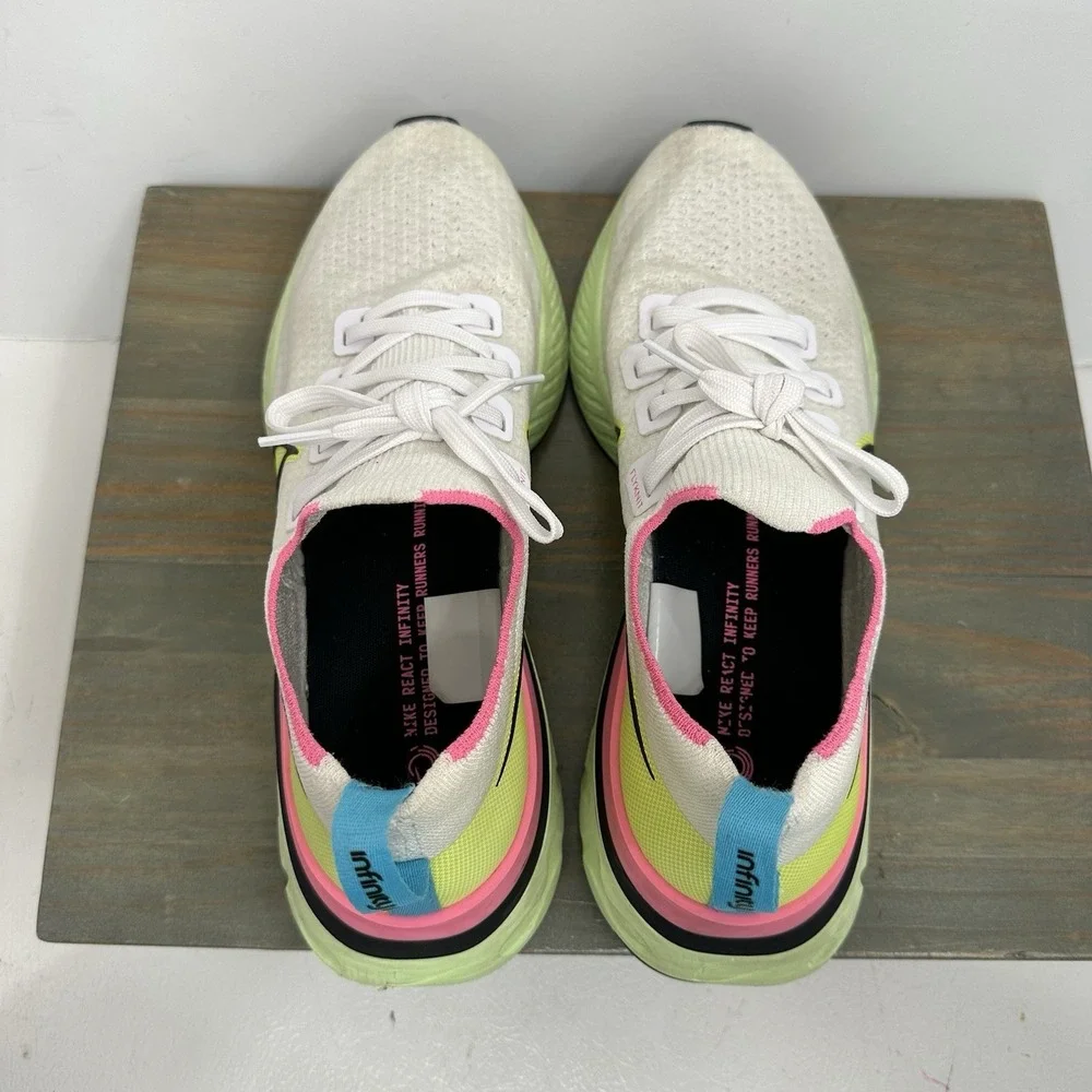 Nike Women's 11 React Infinity Run Flyknit Shoes Road Running Sneakers 90s‎